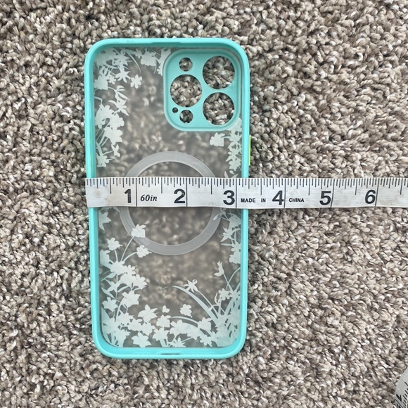 iPhone 15 plus or 15 pro max floral case with mag pack safe charging NEW - Picture 7 of 8